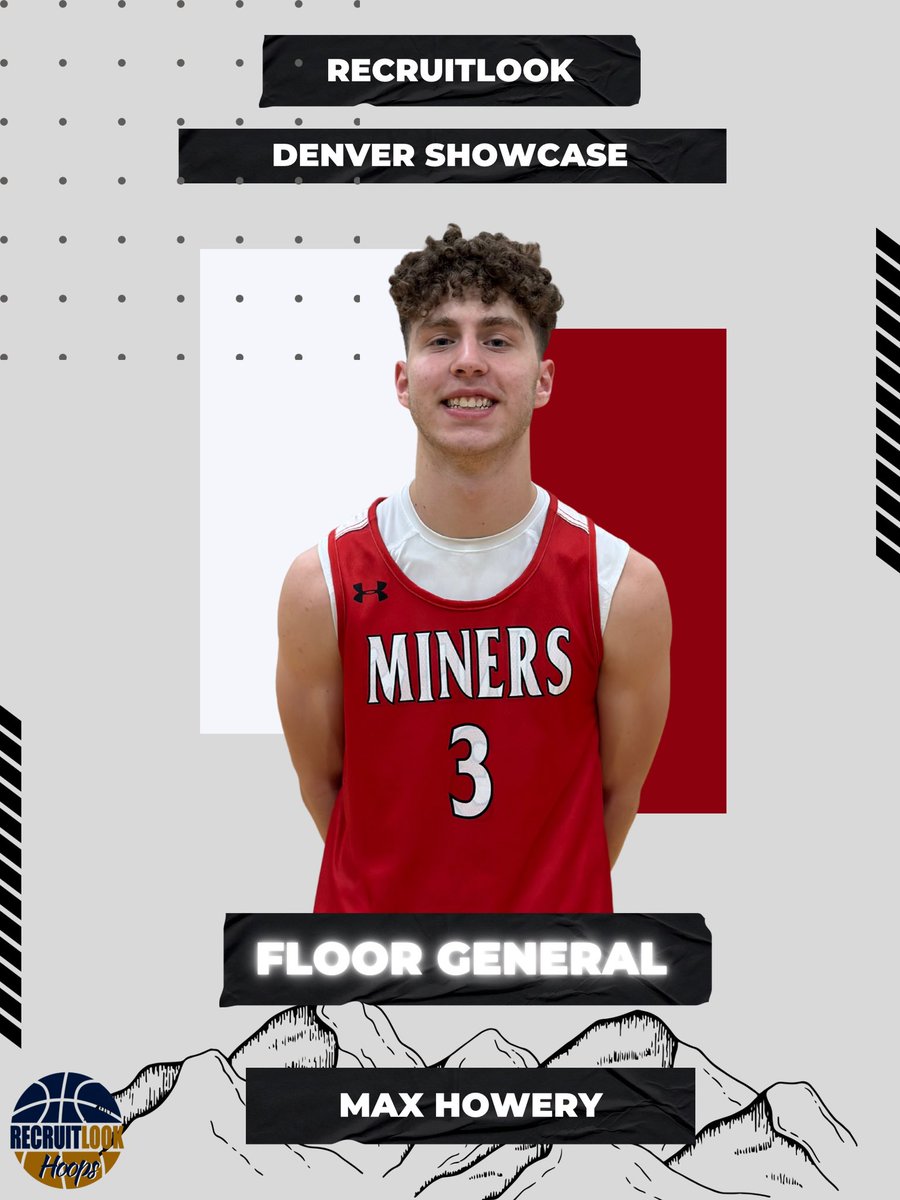 ⚡️Floor General ⚡️

17U, Max Howery, 6’1, PG, was a  catalyst for Miners Elite in the win over Colorado Elite (78-43).  Lead guard defense with an attitude, makes quick reads on paint attacks, pushes pace in transition for easy scores, &amp; hunts high % perimeter shots! 

#RLHOOPS
