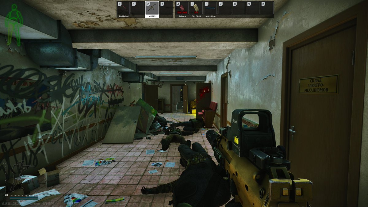 LVNDMARK_tv's tweet photo. Got a bug on Reserve that made the lighting brighter. Left is bugged lighting, right is normal game. What do you think? @bstategames @tarkov https://t.co/XAFApqc4Dl