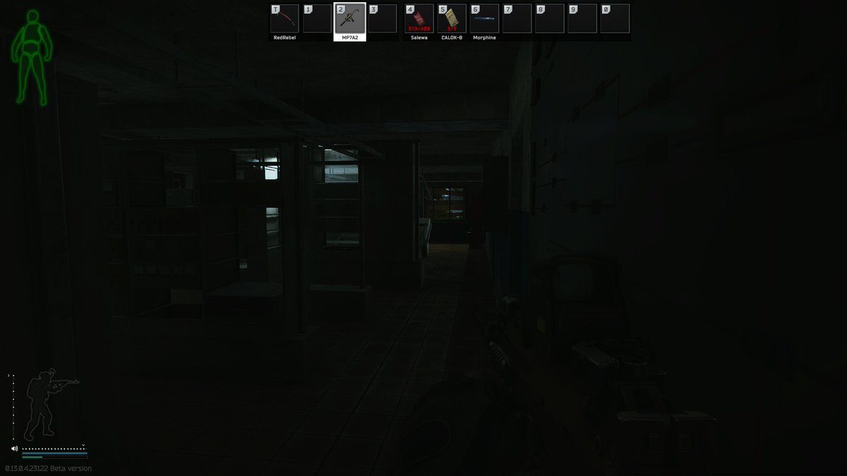 LVNDMARK_tv's tweet photo. Got a bug on Reserve that made the lighting brighter. Left is bugged lighting, right is normal game. What do you think? @bstategames @tarkov https://t.co/XAFApqc4Dl