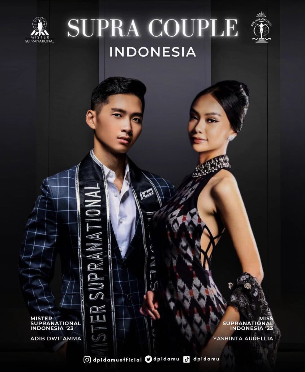 Supra Couple Indonesia 2023. #MisterSupranationl #MissSupranational