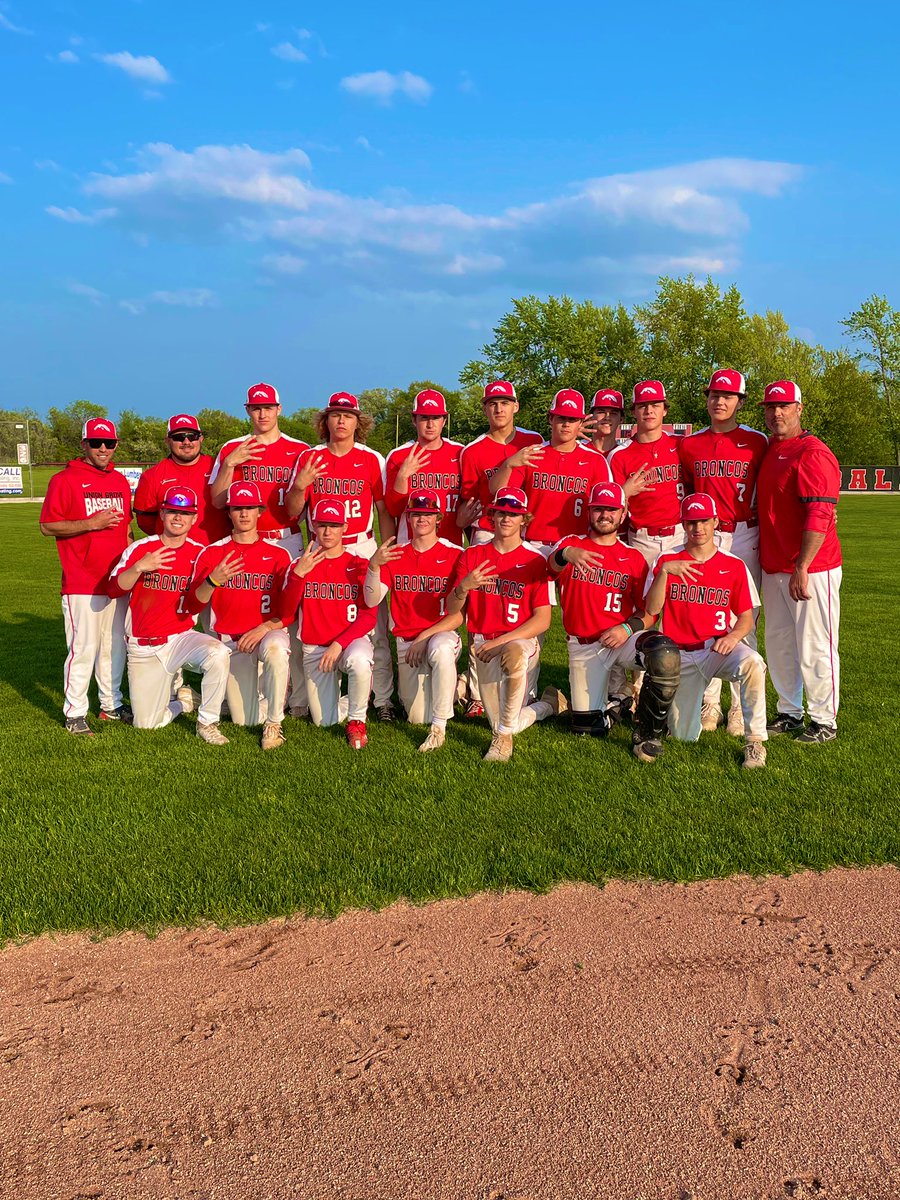 After tonights win vs Elkhorn we have officially taken home at least a share of the 2023 Southern Lakes Conference! More work to be done but couldn’t be prouder of these guys! Make that a #4peat 🏆 🏆 🏆🏆 <a href="/UGHSBroncos/">Union Grove UHS</a>