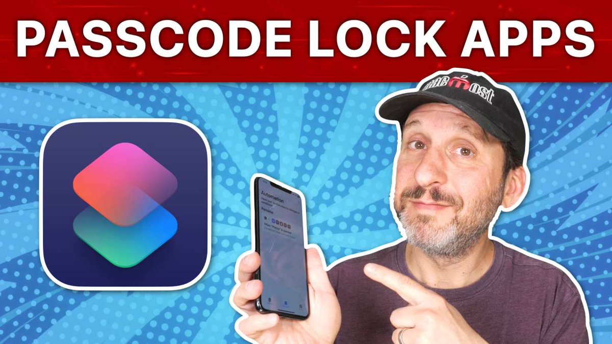 Today's video tutorial: "How To Lock iPhone Apps With Your Passcode" macmost.com/e-2955