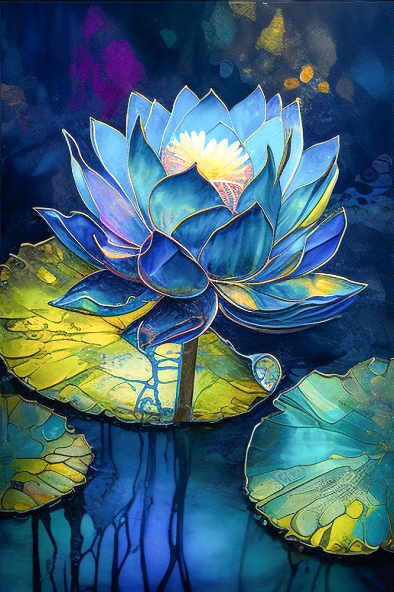 artzmaryann's tweet photo. A new Fancy Floral open edition has bloomed!

"Fancy Lotus #1"
💙 30-day open edition
💙 3 $XTZ

#tezos #flowers #ai https://t.co/rx0zERTmV1