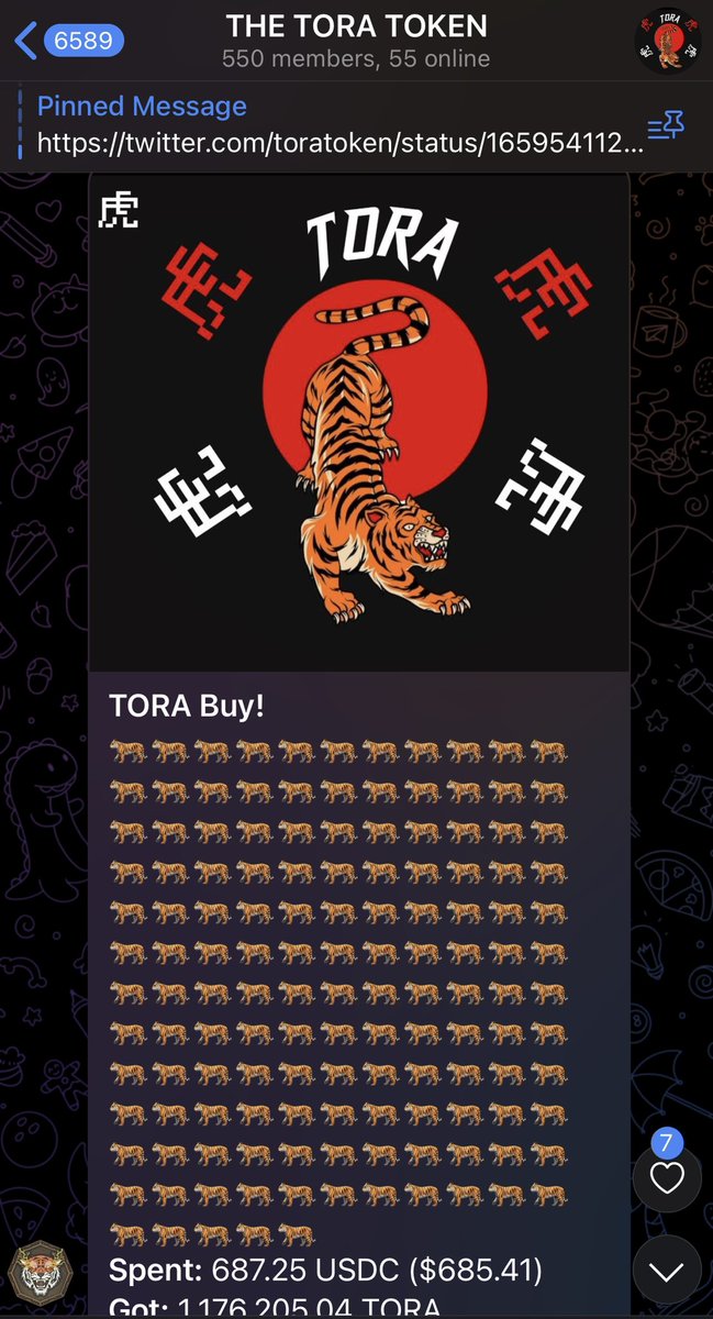 The Tora 虎 Token tweet media
