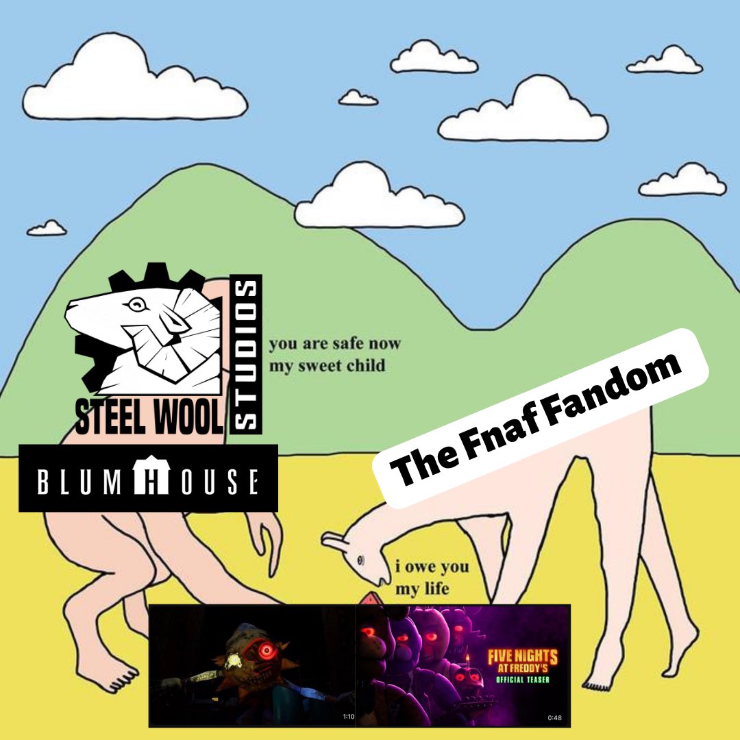 The fandom is eating good this week 🔥🔥🔥 #fnaf #fivenightsatfreddys #fnafmeme #fivenightsatfreddysmemes #steelwoolstudios #universalpictures #fnafsecuritybreach #fivenightsatfreddyssecuritybreach #memes #fnaffandom #fnafsecuritybreachruin
