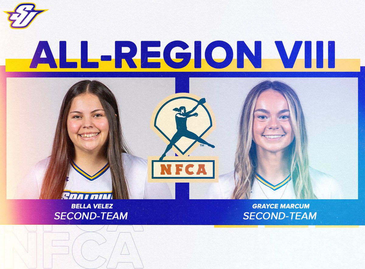 HONORS | Bella Velez and Grayce Marcum of Spalding softball were both named to the NFCA All-Region team!

📝 ow.ly/4Fxx50OsyJN
