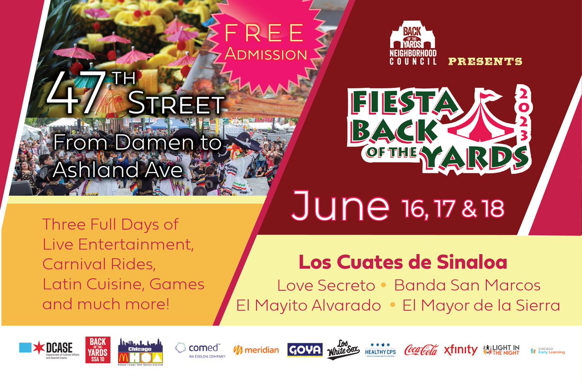 #FiestaFriday
Stay tuned for a full lineup!
.
.
.
.
#BYNC #BOTY #Chicago #SouthSide #CreatingABetterPlace