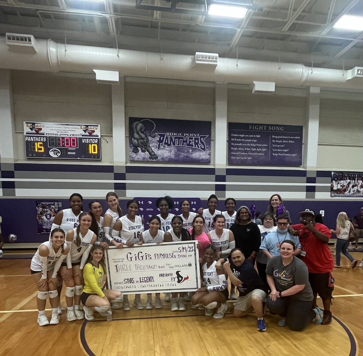 It’s time for the check presentation for two very deserving charities! <a href="/cancer_families/">ASCF</a> <a href="/GiGis_Play_Hou/">GiGis Playhouse Houston</a>