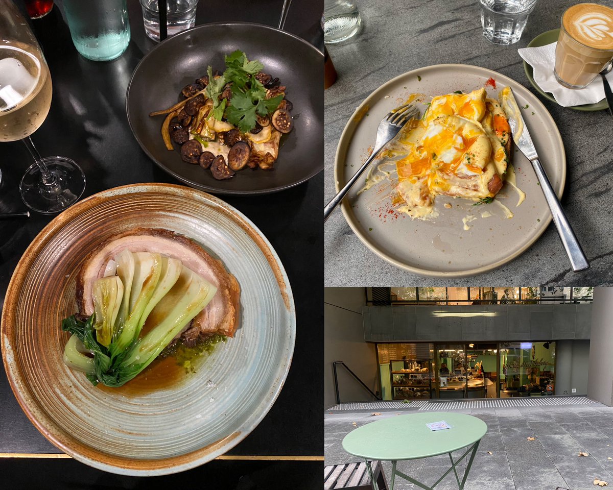 chrismbr's tweet photo. Food in #Sydney included dinners at #TheTheatreBarAtTheEndOfTheWharf &amp; #ForeignReturn; breakfasts at #LaBomba (where my fave used to be!), #BourkeStreetBakery &amp; #JoeBlack; coffee at #CafeCAndM 🐇 https://t.co/6H2gtrHc7p