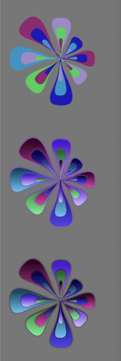 remistura's tweet photo. Experimenting with organic shapes and rendering libraries. Top one is done with @RoughLib, middle is @fabricjs, both use HTML5 Canvas. the one at the bottom is made in SVG with @svg_js. 👽🔥

#creativecoding #generative #javascript #canvas #svg #organic #colors #fxhash #html5 https://t.co/Kxv5PcO4ZZ