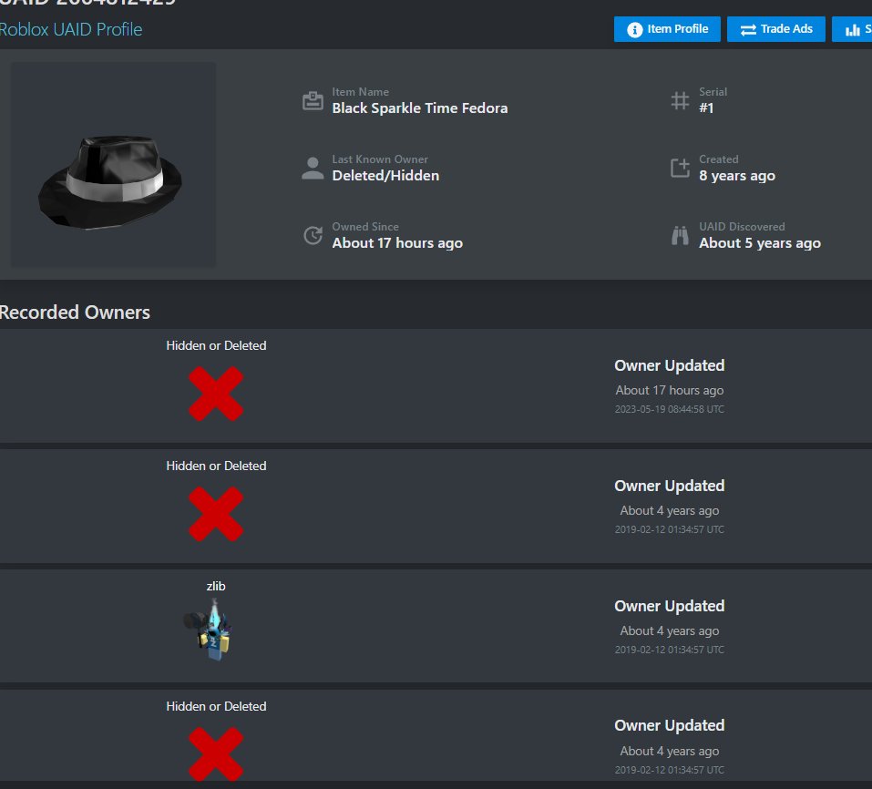 LeakedPin on Twitter "it looks like Zlib has traded or something his