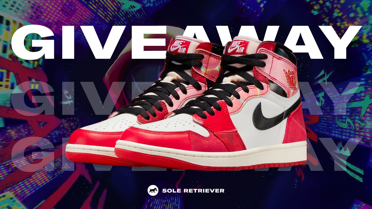 ⚡️ FLASH GIVEAWAY ⚡️

We're giving away a FREE pair of the Air Jordan 1 High OG Spider-Man Next Chapter! 🕷🕷🕷

1️⃣ Retweet &amp; Like
2️⃣ Tag a friend
3️⃣ Must be following <a href="/SoleRetriever/">Sole Retriever</a>

Winner announced tomorrow at 5pm EST. Good luck! 🍀