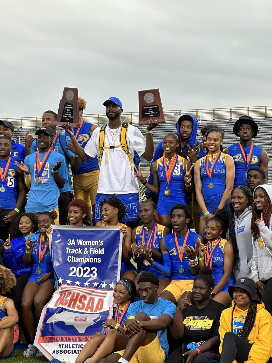 2023 3A Girls State Champions/ 2023 3A Boys Runner-Up. 💙💛