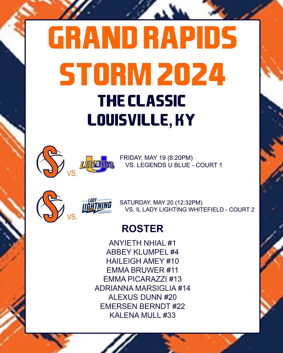 grstormbb's tweet photo. Big weekend ahead for these girls  at Select Events #theclassic in Louisville, Kentucky
 @Adrianna2480 @EmmaPicarazzi @BruwerEmma @BerndtEmersen @AlexusDunn2024 @anyiethnhial12 @KalenaMull @SelectEventsBB https://t.co/R7IWJziM3g