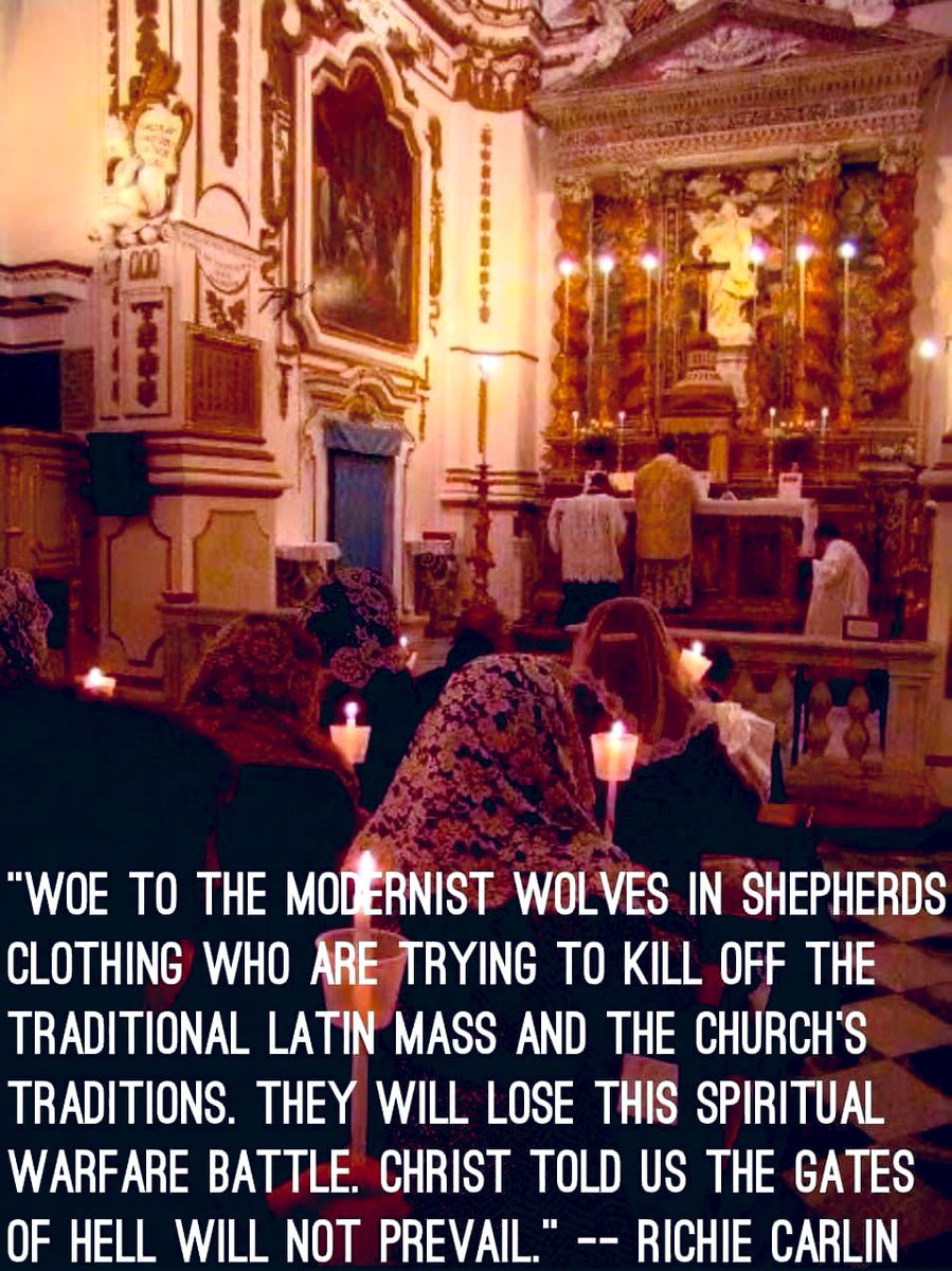HolyTrinity1970's tweet photo. #TraditionalLatinMass #TradCat #EmbraceTradition #RejectModernism #AntiModernist #SayNoToTheBogusOrdo #TheDevilHatesLatin #CatholicTwitter https://t.co/hYQXoQpdx9