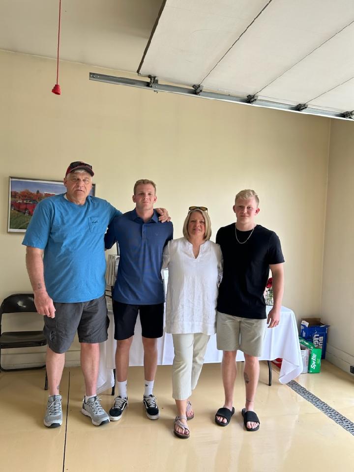High School Graduation party night.Time flies 2 boys 1 at Mount Marty UNIVERSITY and Tyler going this fall,there momma kept them innocent and Dad taught them to be polite!!!