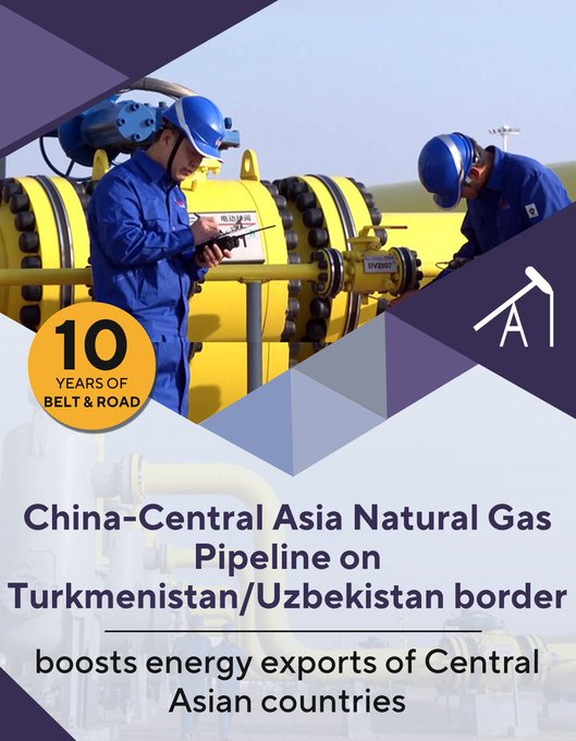 the_waring's tweet photo. Projects of China-Central Asia Belt and Road cooperation. (5/6) https://t.co/k18wY3UIit