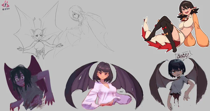 My server's 20th biweekly aggie session has ended, This week's optional theme prompt was Manananggal and Loose Clothes!