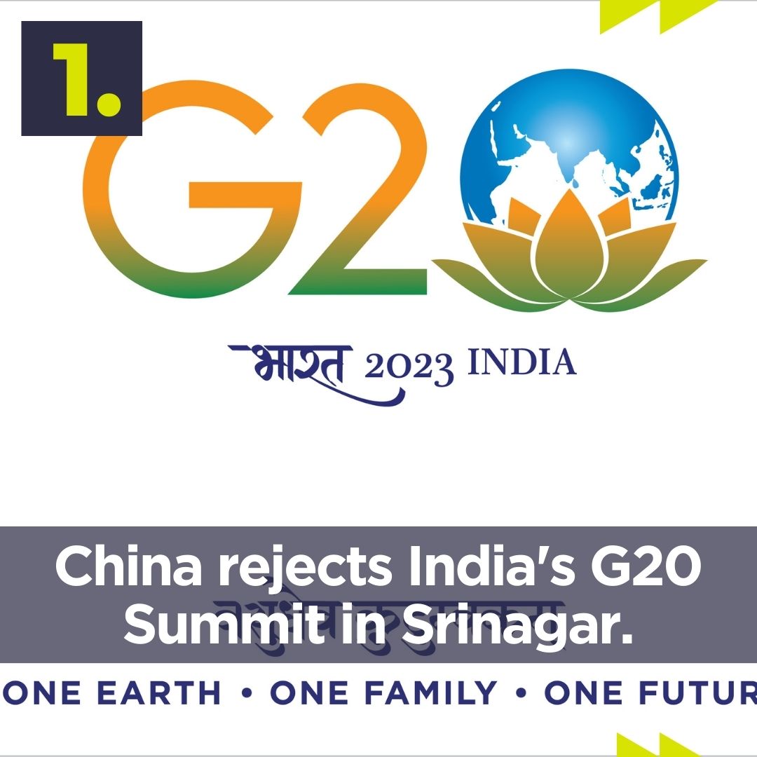 thegeosphere_'s tweet photo. "🗞️ It's Friday, catch up on today's top
stories with our Friday News Update. Stay informed
and stay ahead with our daily news updates."

Today's top headlines:
1. #China rejects #India's #G20 Summit in #Srinagar. https://t.co/F33AkbW0Tc