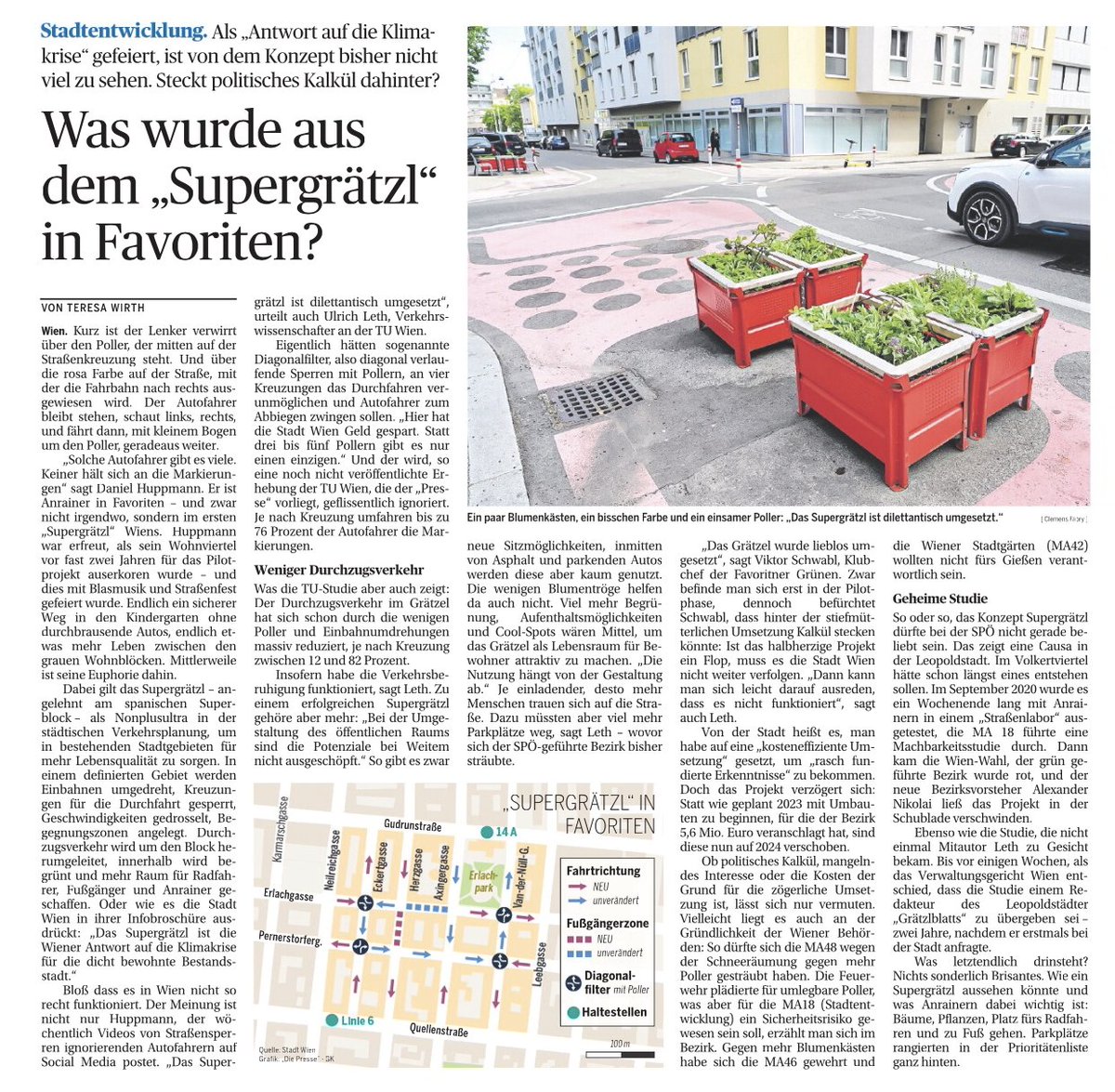Daniel Huppmann (@daniel_huppmann) on Twitter photo <a href="/Stadt_Wien/">Stadt Wien</a> Die <a href="/WirthTeresa/">Teresa Wirth</a> hat in <a href="/DiePressecom/">Die Presse</a> über das #Supergrätzl geschrieben...
"Als „Wiener Antwort auf die #Klimakrise“ gefeiert, ist von dem Konzept zwei Jahre nach dem Start nicht viel zu sehen."
x.com/WirthTeresa/st… <a href="/Stadt_Wien/">Stadt Wien</a> Die <a href="/WirthTeresa/">Teresa Wirth</a> hat in <a href="/DiePressecom/">Die Presse</a> über das #Supergrätzl geschrieben...
"Als „Wiener Antwort auf die #Klimakrise“ gefeiert, ist von dem Konzept zwei Jahre nach dem Start nicht viel zu sehen."
x.com/WirthTeresa/st…