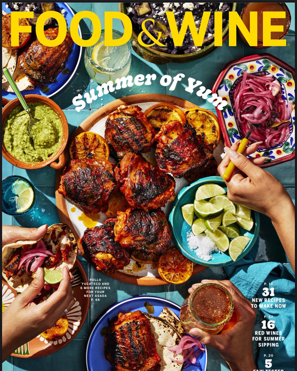 Another [big] announcement: ASADA: The Art of Mexican-Style Grilling made the cut to be on this month’s cover of <a href="/foodandwine/">Food & Wine</a> print magazine. <a href="/BriciaLopez/">Bricia Lopez</a>