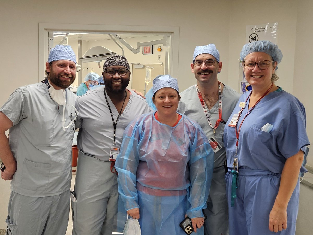 So proud of <a href="/benimess/">Dathe Beni-Mess, MD PhD</a> finishing his chief year strong, bringing a swine lab to <a href="/OhioStateSurg/">Ohio State Wexner Medical Center Surgery Dept.</a> residents 💪💪 Teaching hands on trauma techniques with my partners <a href="/jckhalfpint/">Jennifer Knight (she/her)</a> <a href="/ajyoung524/">Andrew Young</a> <a href="/DocRJohnson/">docjohnson</a> is the highlight of the year!