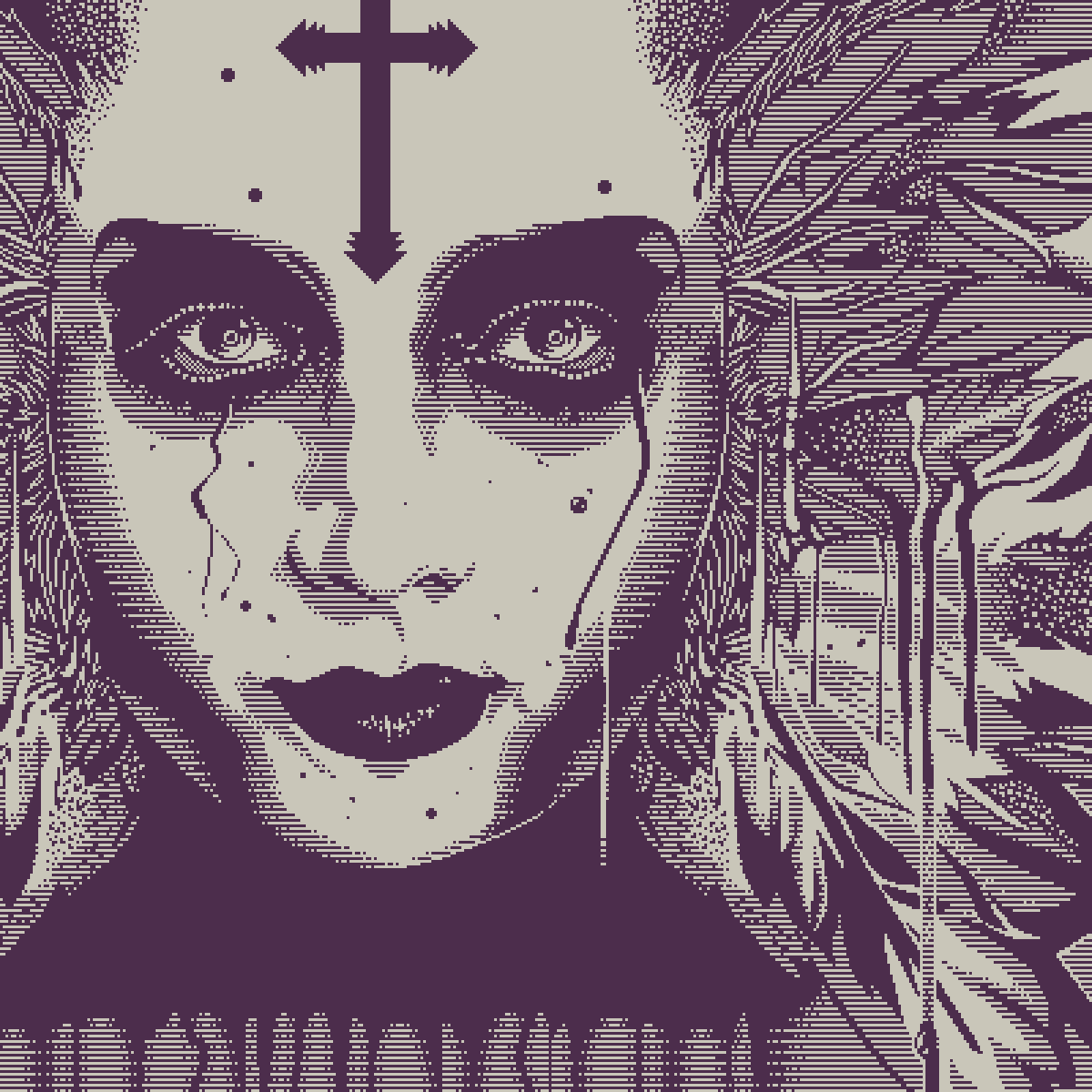 I've been working on this for so long that I don't like it anymore, but hopefully some of you do.

#pixelart #portrait #1bit