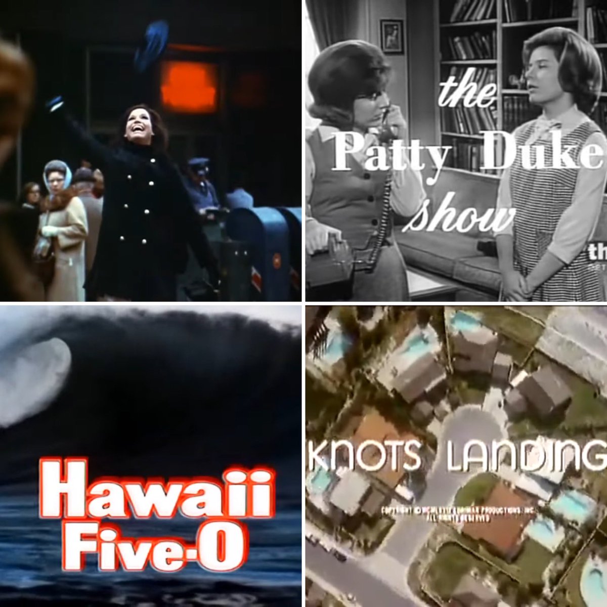 michaelstvtray's tweet photo. @classic_film Mary Tyler Moore Show
Patty Duke Show
Hawaii Five-O
Knots Landing https://t.co/EPh012nh2l