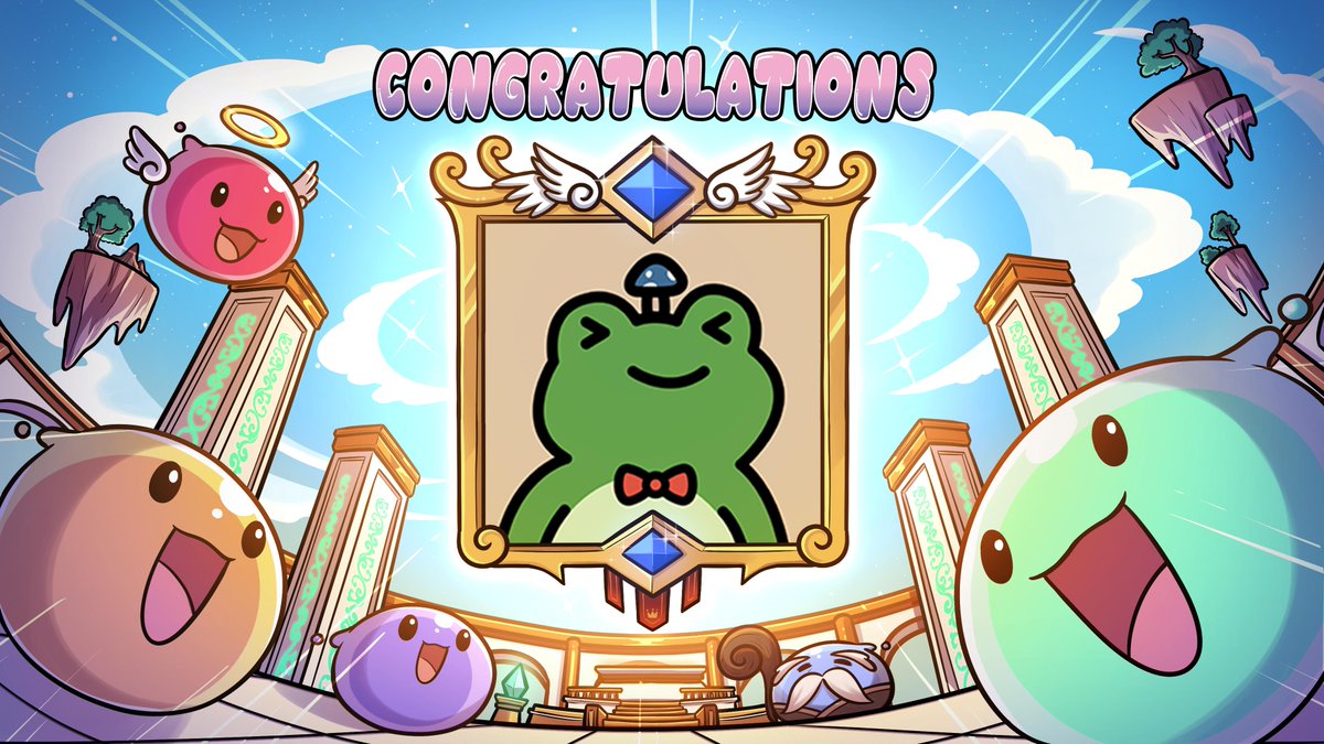 SquishiBot's tweet photo. 📦 LOOTBOX WIN! 🎉 

0xd9...20 just won 1x Froggy Friends (+0.060 ETH) after 20 rolls!

#nftlootbox #nft #giveaway #lootbox https://t.co/FmbczkDXy5