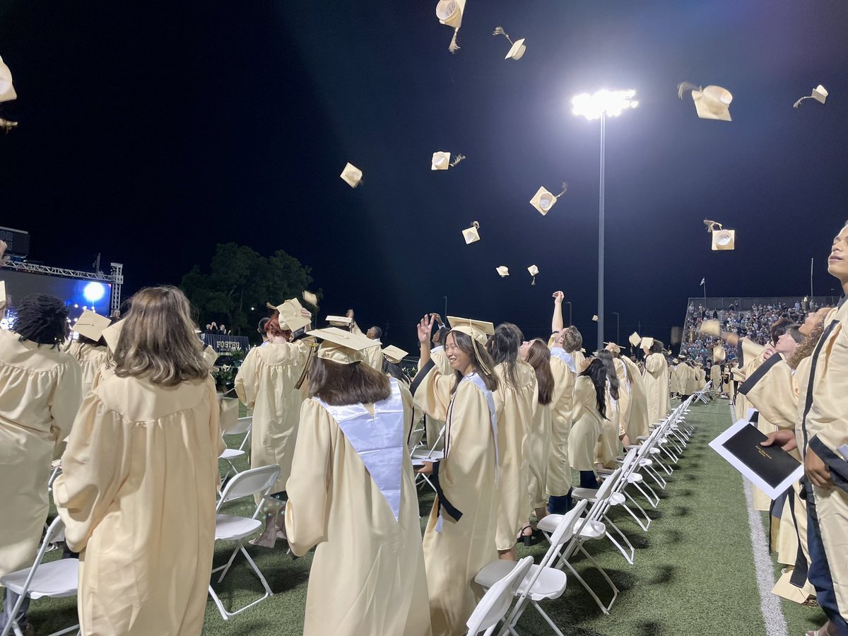 LamarCISD's tweet photo. Congratulations to the Foster High School Class of 2023. Soar higher toward even greater heights than before. #FlyHigh https://t.co/bvyAgU9Cpa