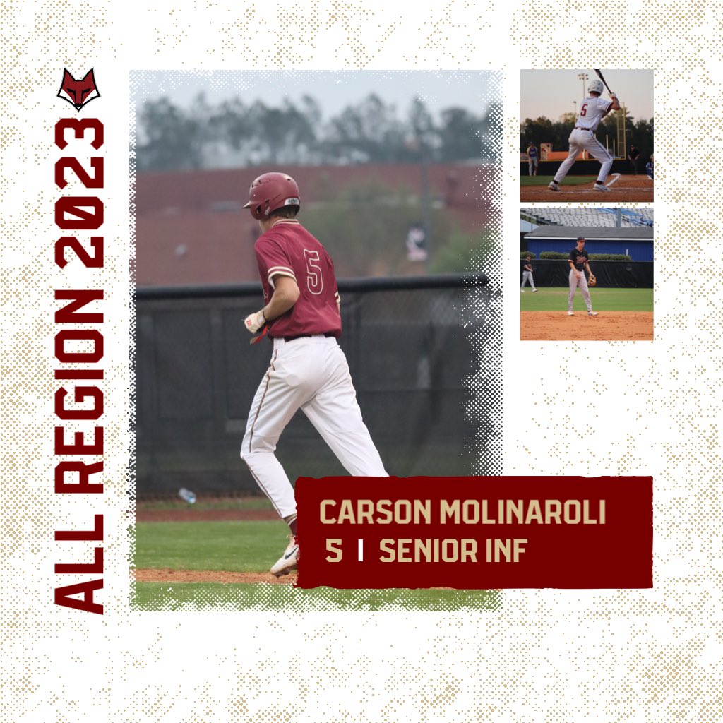 AR_Baseball_'s tweet photo. Congratulations to Our 2023 All Region Players: 
Junior OF/1B Cooper Godsave
Senior INF/P Carson Molinaroli
Junior OF Matthew Dominianni https://t.co/bbGUlqsCwL