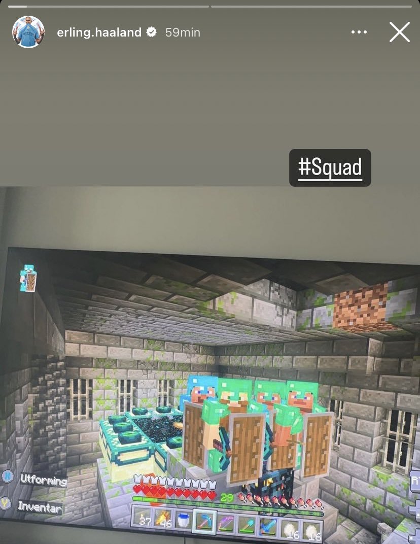 te mete un hattrick en champions y llega a la casa a viciar minecraft, un capo