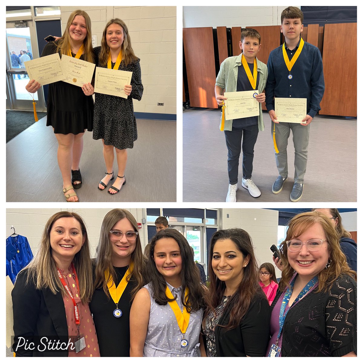 District 109 students were thrilled to be recognized at Awards Night for their leadership and academic achievement🏅<a href="/ISD109/">Indian Springs 109</a> #D109pride