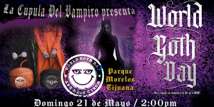 darktijuana's tweet photo. Picnic del World Goth Day Tijuana
Domingo 21 de mayo en Parque Morelos desde las 16:00 horas. Lugar: Jardín Oriental del Parque Morelos.
Souvenirs a primeras 25 personas que lleguen.
Requisito: vestir goth o de negro. Todas las edades. Lleva tu comida (❌NO bebidas alcohólicas) https://t.co/mkb4cENdCq