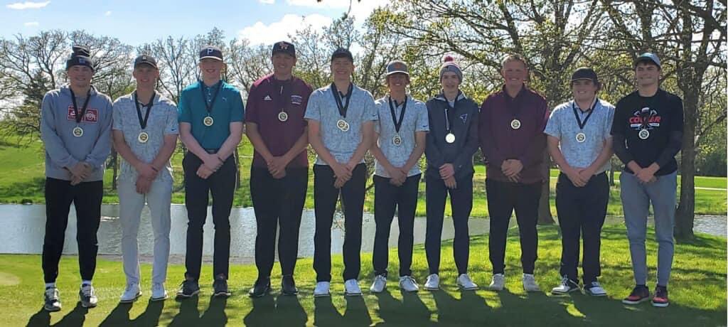 PTPConference's tweet image. Pictured here are some pretty successful golfers.  Congrats Gents. #AllConference