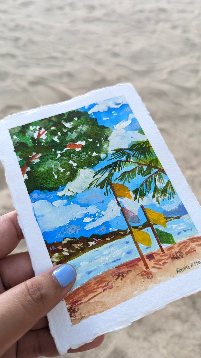 It's a good day to paint 🎨🖌️🌊💙