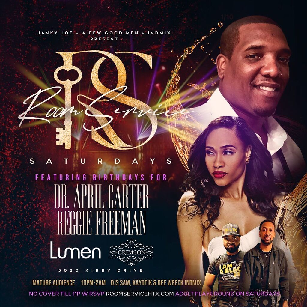whereisindmix's tweet photo. Movie Night at @roomservicehtx at Lumen!!! Birthdays for @reggfreemanhi5nyc @draprilcarter @litaj504 &amp; many more with @djkayotik @theycallmewreck @indmix1 DM for Tables &amp; Guestlist! https://t.co/U6tt5k8N9y https://t.co/EjqJTjq3hA