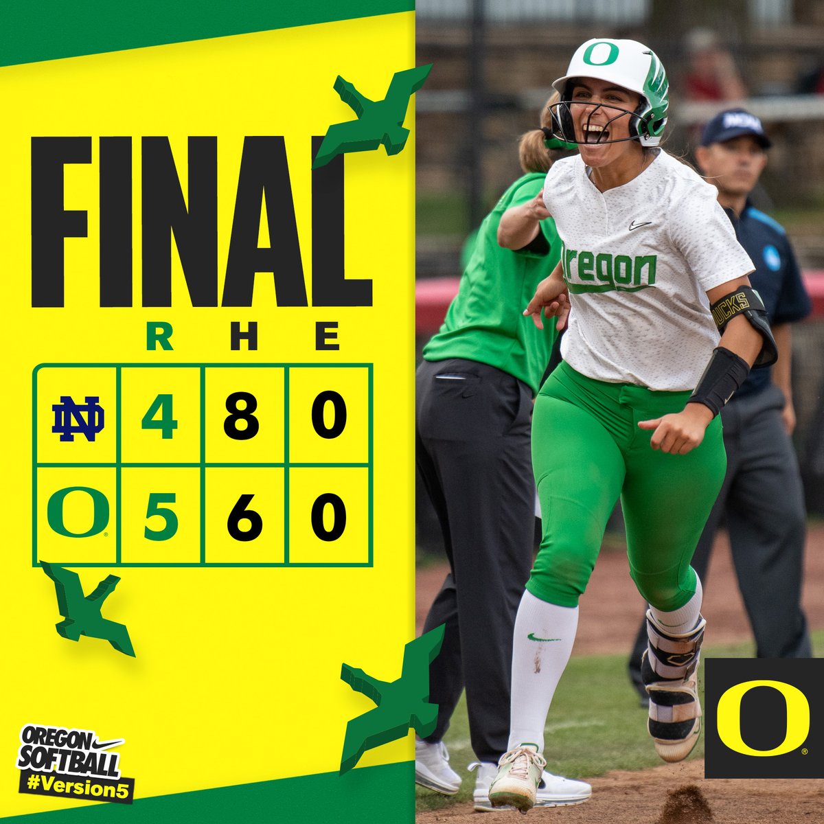 OregonSB's tweet photo. Game One WON!

#GoDucks | #Version5 https://t.co/ETYHYL9YZF