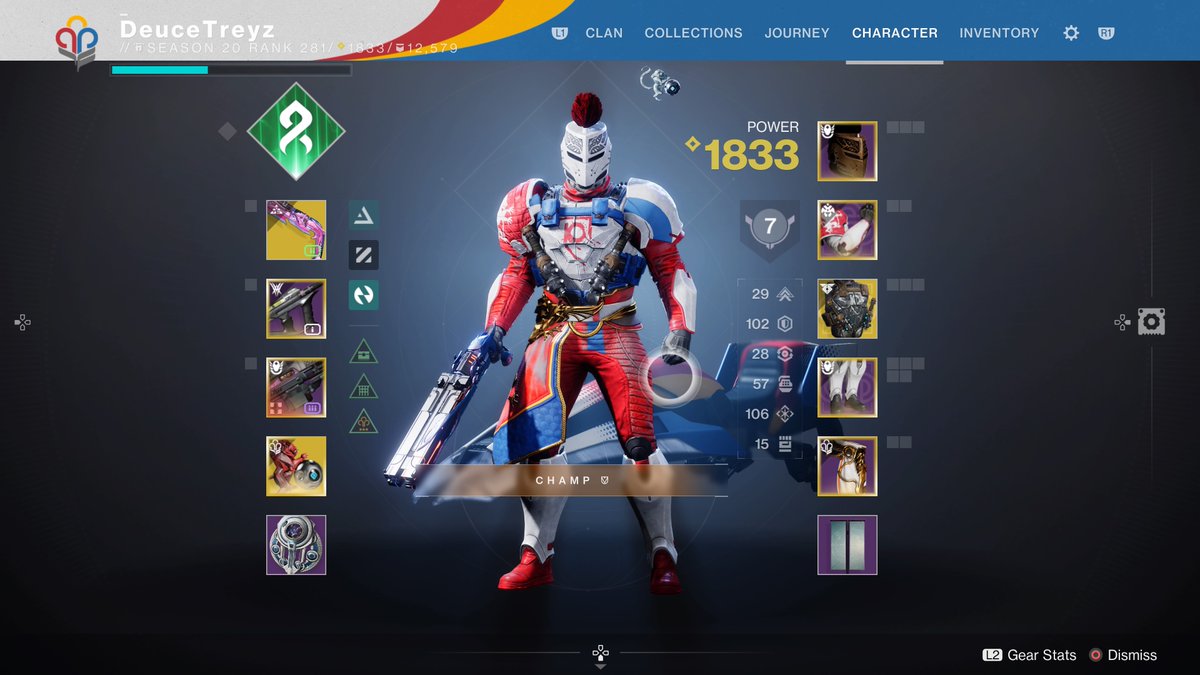 DeuceTreyz's tweet photo. #TitanMasterRace #Destiny2 #GuardianGames #CHAMP https://t.co/lAxMaTxzkX