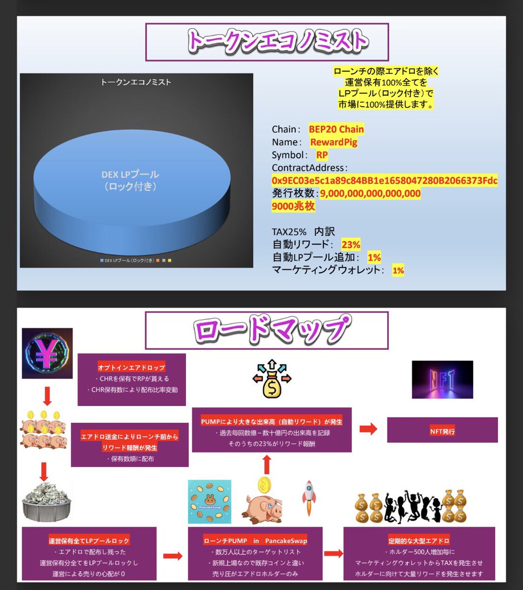 haru_sa2020's tweet image. #RewardPig 有志Discord内の #Giveaway で350億RP頂きました😆

#リワードトークン で #RP の売買や送付で保有量に応じて増えていく
取引量増えればどんどん増える🤩
Discord内にて未保有者へのGiveawayイベントや他にもいろいろ企画中とのこと。有志限定NFTも企画中
参加は⬇️
discord.gg/9mPCV7ux