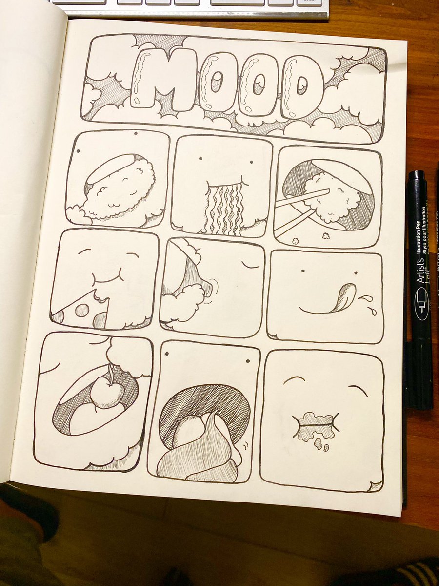 CLOUDcartoonz's tweet photo. Journaling #CLOUDcartoonz Style lol

#drawing #comics #sketchbookart #artist #doodles #journaling #comicbookart #munchies #diary #fyp https://t.co/hJy6VYfST7