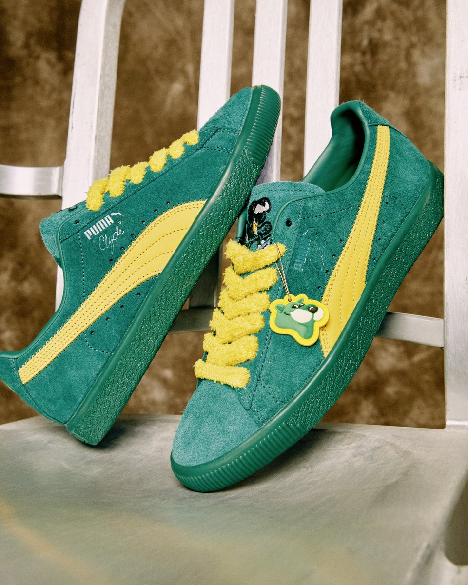 SUPER PUMAのキャラクターをイメージした遊び心溢れるデザインのCLYDE