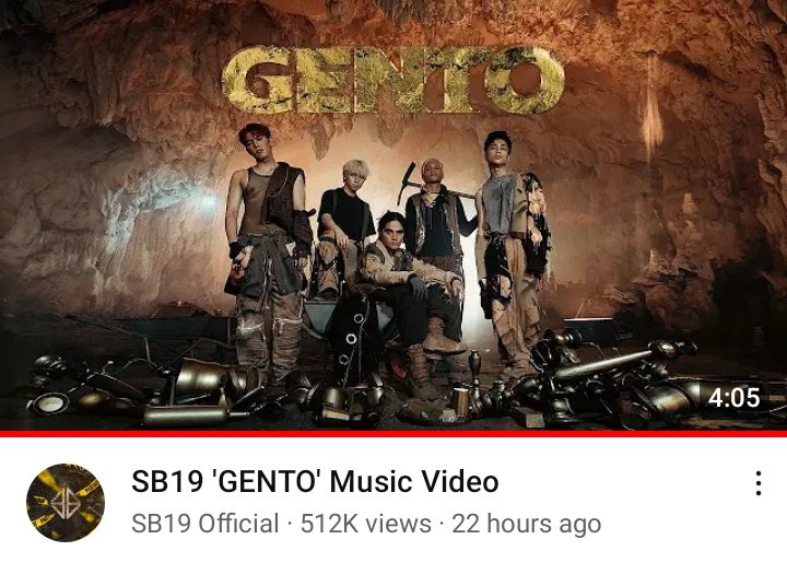 ATIN_Manila's tweet photo. HAPPY 500,000 VIEWS ON YOUTUBE, GENTO! 🥳

Keep streaming, everyone ⚠️

⏯️: https://t.co/auaZAvnwfC

🔗: https://t.co/LSO231mfTt

KALAHATING MILYONG GINTO
@SB19Official #SB19
#GENTO_500KViews https://t.co/XWWMW97FwX