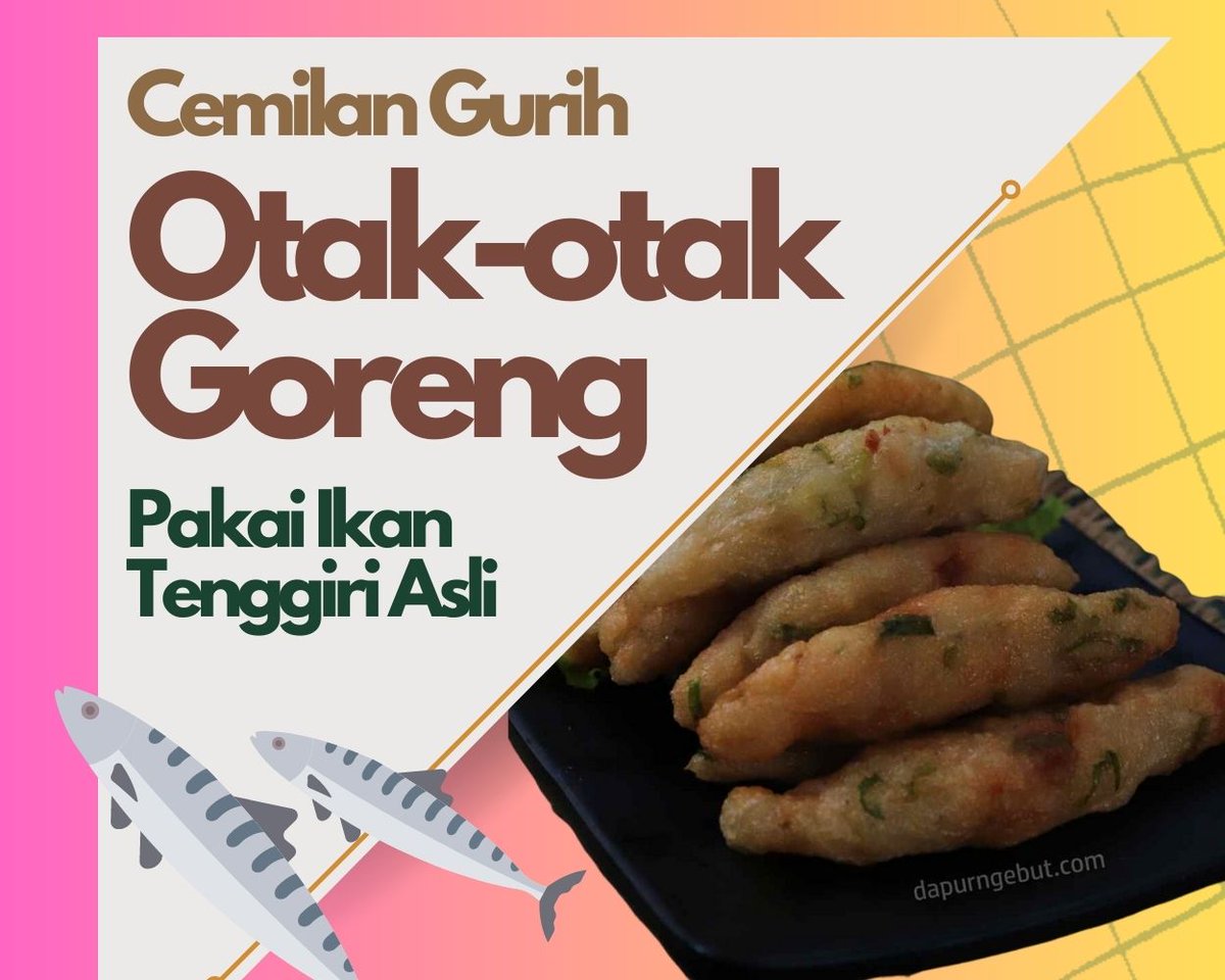 Cemilan Gurih Otak-otak Goreng Pakai Ikan Tenggiri Asli
dapurngebut.com/2023/05/otak-o…
#newblogpost #blogdapurngebut #otakotak #otaktotakgoreng #otakotakikantenggiri