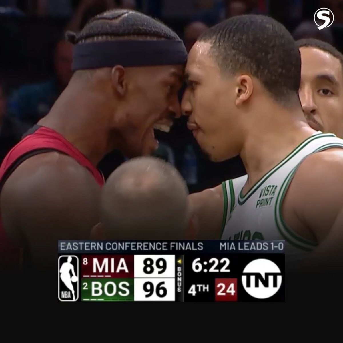 RTNBA's tweet photo. Grant Williams poked Playoff Jimmy and found out https://t.co/XhlSQDdrYv
