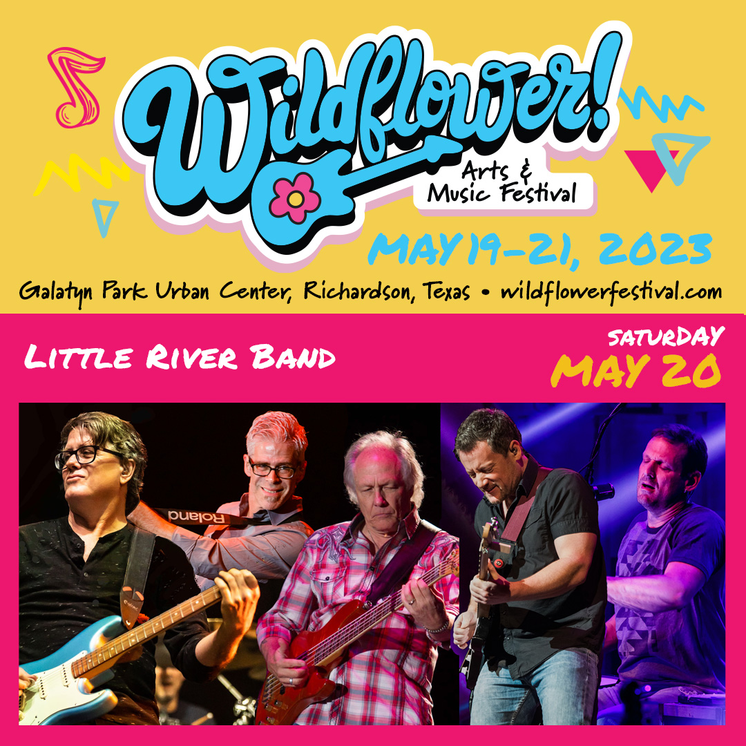 WildflowerFest's tweet image. Coming up on SAT 5/19 is Little River Band at 8:15PM on the Methodist Richardson Amphitheater Stage and then Joan Jett and The Blackhearts at 10PM. We're just getting started so make plans to attend #WAMFEST23 in Richardson. wildflowerfestival.com
