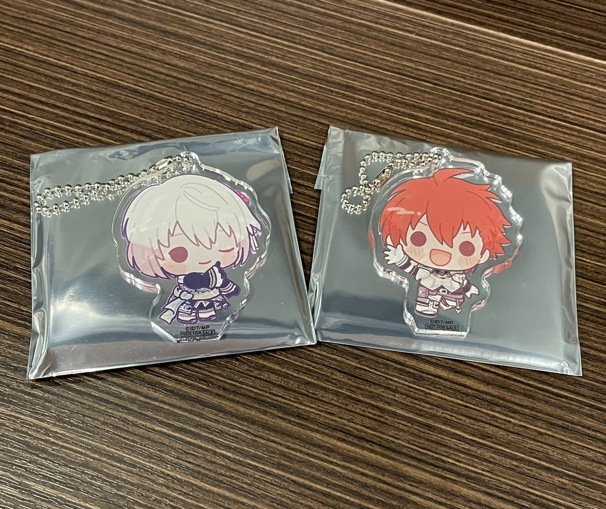 アイドリッシュセブン /ムビナナ
ポップコーン特典 アクリルキーホルダー 

譲：巳波、陸

求：ユキ

イオンシネマ金沢フォーラスにて手渡し可能です。お気軽にお声がけください。