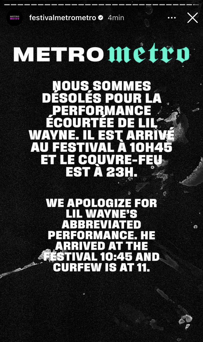 A1exii_'s tweet photo. Des jeunes étudiants pauvres payent 300$ pour ce festival 💀😭 #Metrometro #LilWayne https://t.co/xeYoBFGYl2