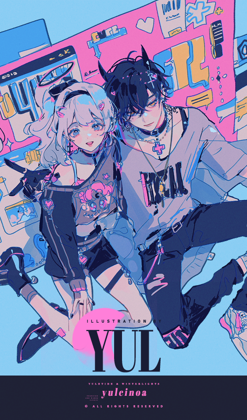 yulcinoa's tweet image. ☀️🌙👼👿