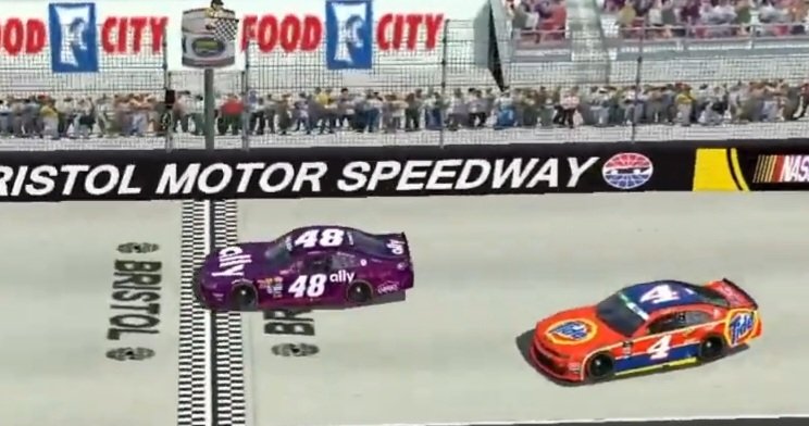 RogueCup's tweet photo. Minyme3 holds off Kyle Watts and will get his 2nd POCS win of the Season at Bristol!! https://t.co/LvJdfjNSzM
